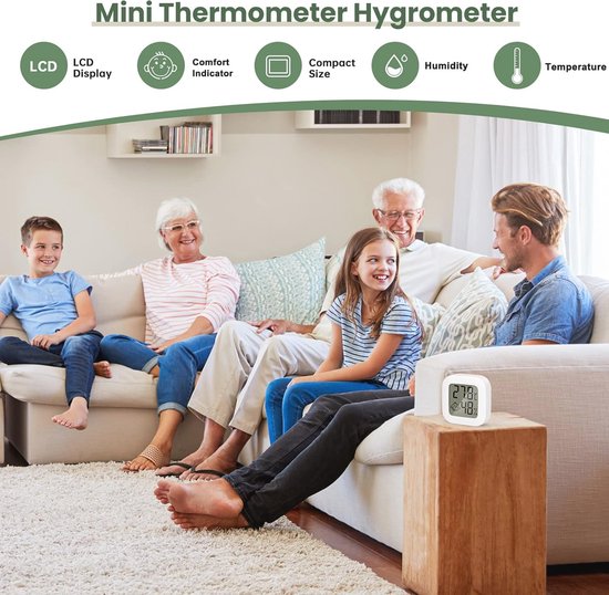 2in1 Digitale Hygrometer en Thermometer incl. Sensor