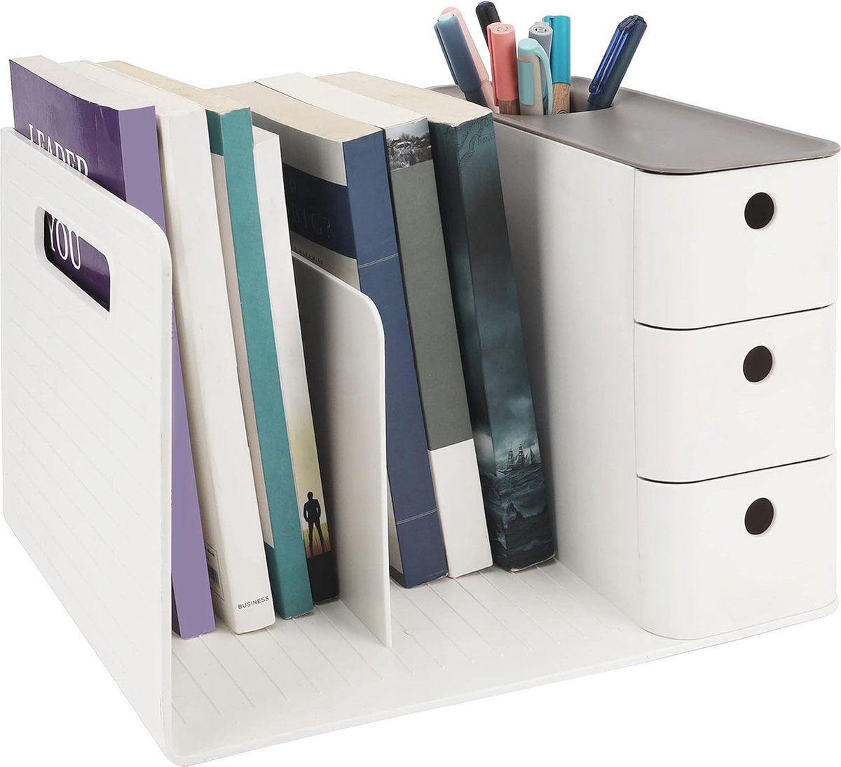 Desktop Organizer met 3 Lades - Multifunctionele Opslagdoos voor Kantoor-, Woonkamer- en Schoolbenodigdheden