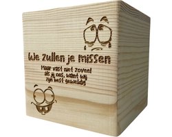 Spaarpot - Afscheid collega - Collega - Afscheidscadeau collega - Afscheid - Spaarvarken - Spaarpotten - Spaarpot volwassenen - Afscheid collega cadeau - Afscheid kado - Afscheid werk - Afscheidscadeautjes collega's - Collega afscheid