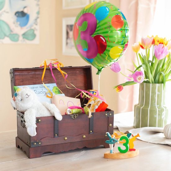 Schatkist maken hout kist 27 cm | Fun en Feest
