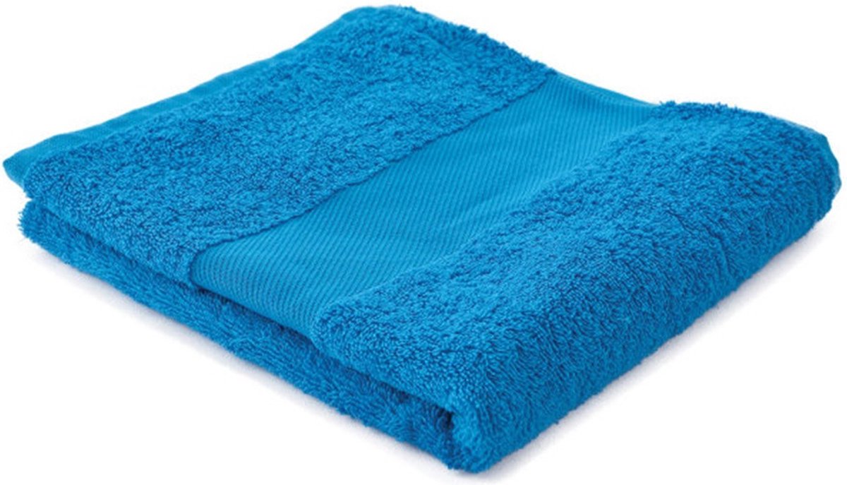 Towelcity Luxe badhanddoek - bright blauw - 50 x 90 cm - 550 grams - Badkamer textiel - Katoen