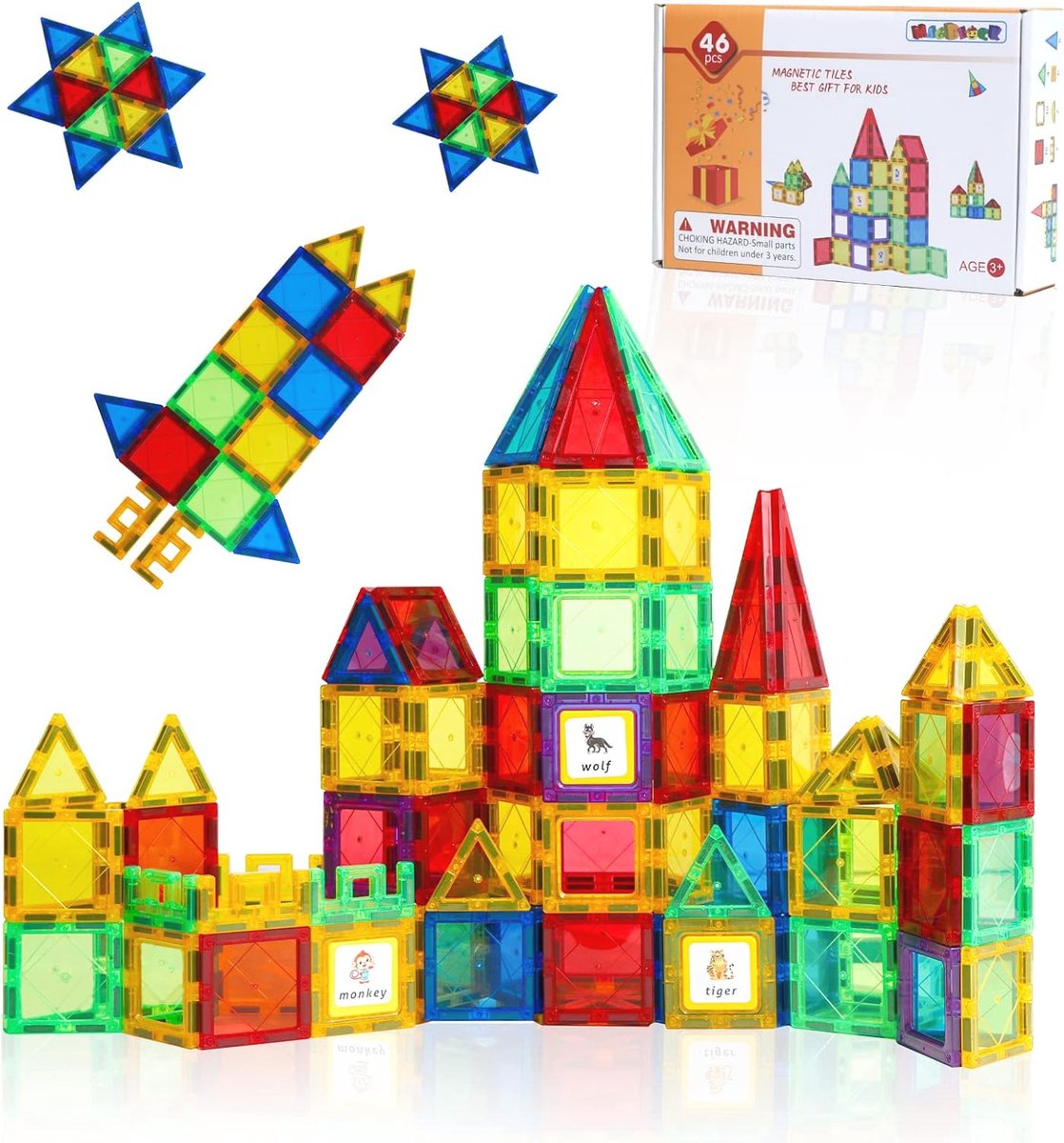 Magnetische Bouwstenen voor Kinderen - Educatief Speelgoed voor Creatieve Bouwprojecten