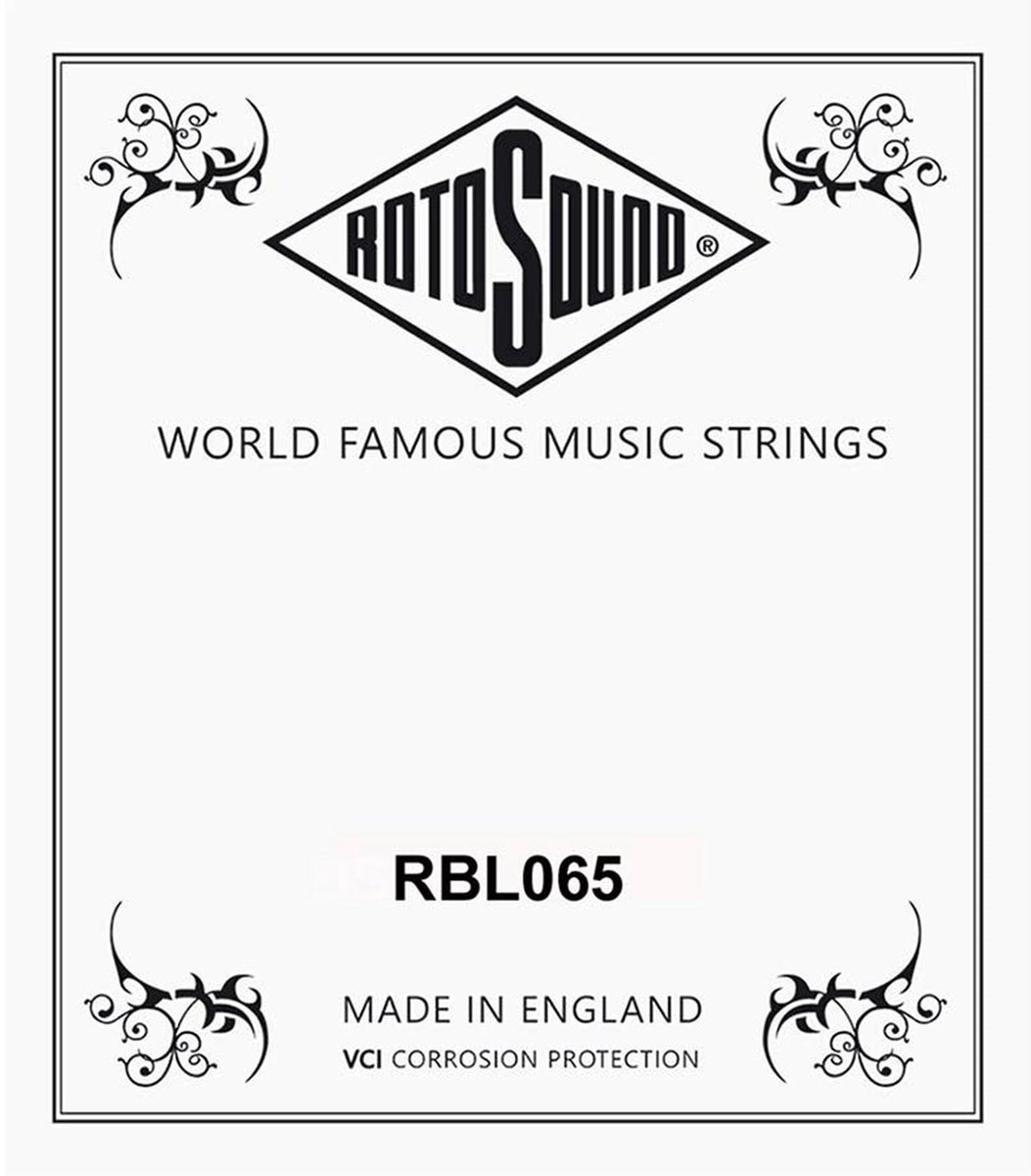Rotosound RBL065 .065 snaar for elektrisch bass, nickel plated steel wound