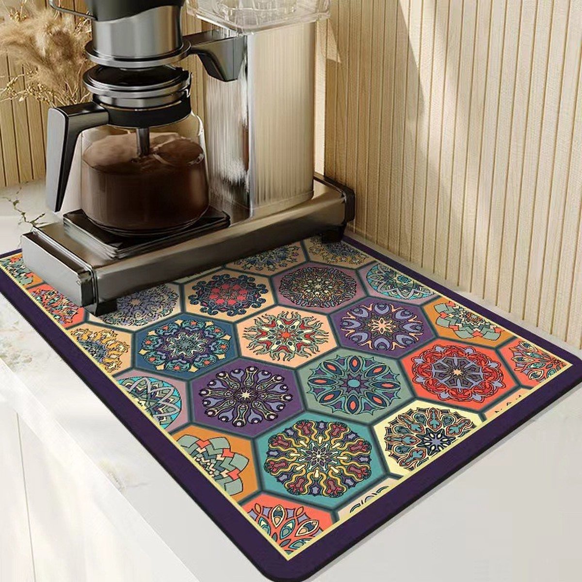 Goedkoopste Keuken Superabsorberend afvoerkussen Keukenwerkblad Verberg vlekken Anti-absorberend kussen Antislip aanrechtbeschermer Gootsteenafvoerkussen Anti-overloopkussen Antislip rubberen achterkant Geschikt voor gerechten Koffiebar Aanrecht