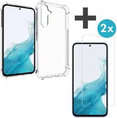 iMoshion Coque Samsung Galaxy A54 Transparente avec 2x Protecteurs d' Glas Trempé - iMoshion Antichoc Case - iMoshion Tempered Glass Screen Protector 2 pack