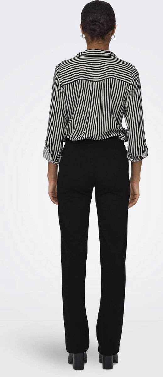 Pantaloni ONLY Donna Mid Straight - Tessuto Poliestere Riciclato Con Elastan Vita Comoda