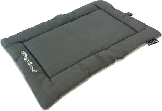 Happy-House Deken Katoen Teddy Grijs 61x41 cm