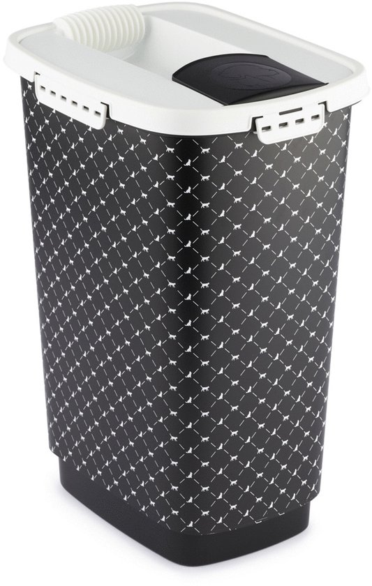 Rotho Voedselcontainer CODY - Voeropslag - 25l - Zwart