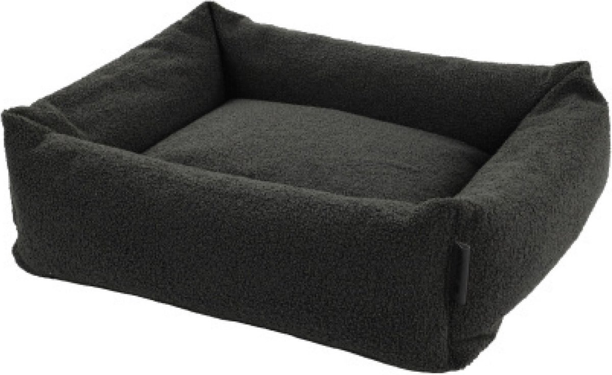 Wooff Cocoon Teddy Antraciet - Hondenmand - 70x60x20 cm