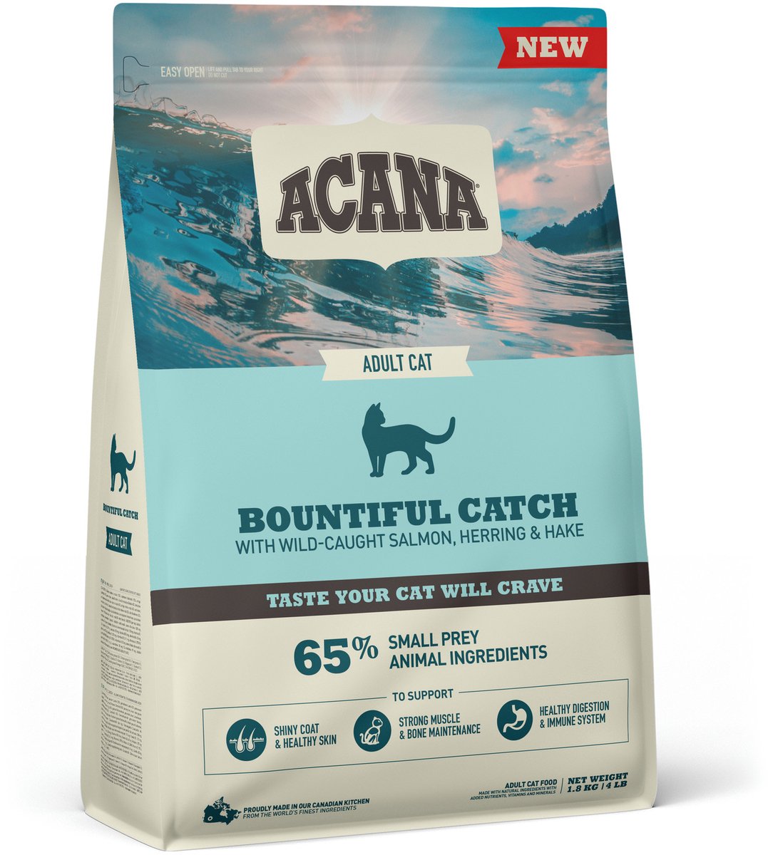 Acana Adult Cat Bountiful Catch kattenvoer 1,8 kg