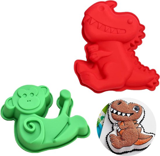 Taartvorm Dinosaurus Dino Siliconen Vorm Voor Taart Cake Chocolade Boter 7438206627661~3850193