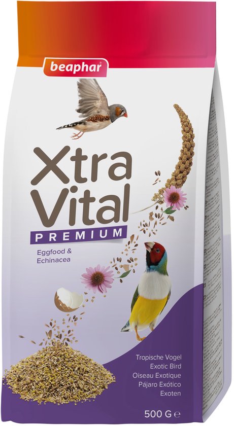 Beaphar Xtravital Tropische Vogel - Vogelvoer - 500 g