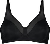 Hunkemöller Dames Lingerie Niet-voorgevormde minimizer beugel bh Nina - Zwart - maat E100