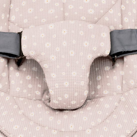 Ukje Wipstoelhoes geschikt voor Nuna Leaf Wipstoel - Hoes met Waterdichte Voering ter Bescherming van je Stoel - Perfecte Pasvorm - Makkelijk Wasbaar - Zacht Katoen - Roze Wafelstof — afbeelding 2