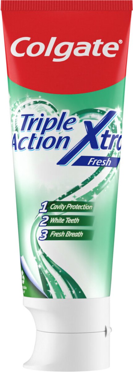 Goedkoopste 3x Colgate Tandpasta Triple Action Extra Fresh 75 ml