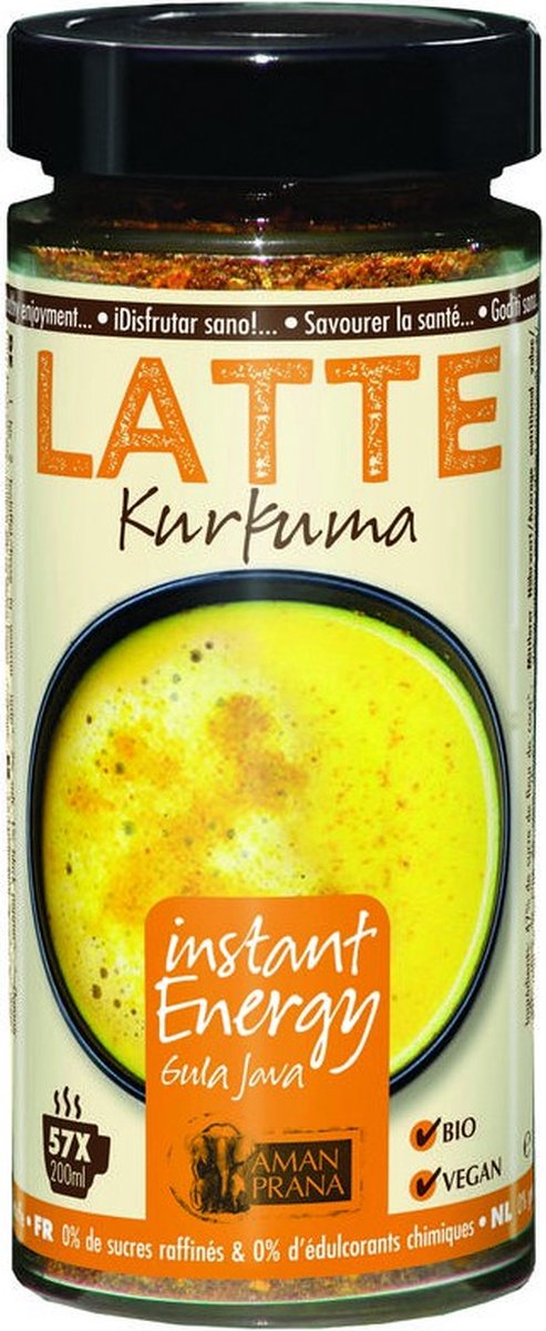 Goedkoopste Amanprana Latte Kurkuma 170 gr