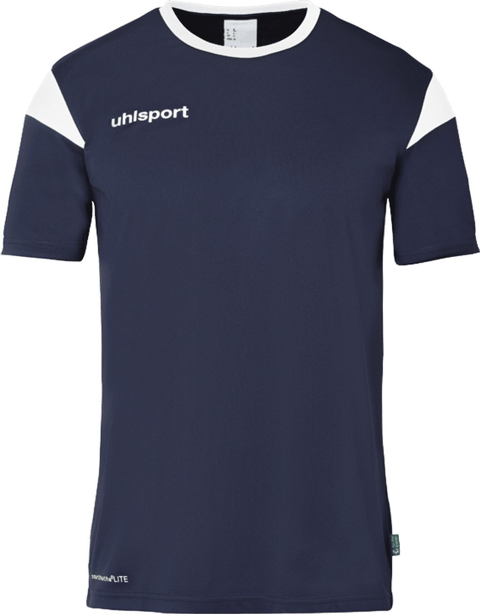 Uhlsport Squad 27 Shirt Korte Mouw Heren - Marine / Wit | Maat: 3XL