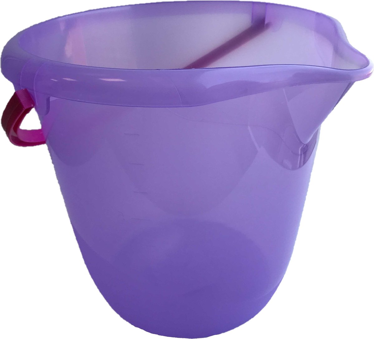 Goedkoopste Hega Hogar Emmer - paars - kunststof - met handvat - 10 liter - 28 x 26 cm
