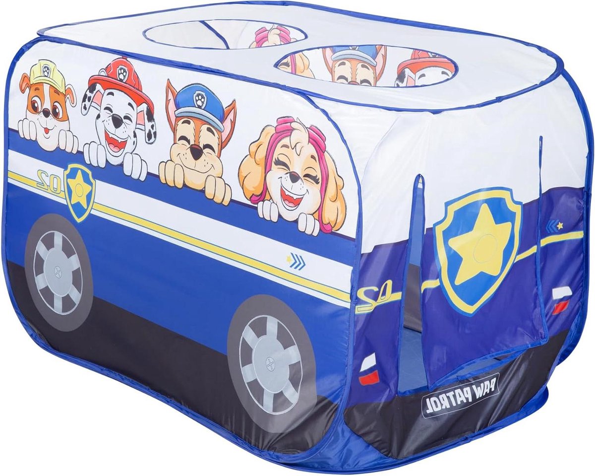 Speeltent Paw Patrol Automatische Opvouwbare Speeltent voor Kinderen Indoor & Outdoor Blauw-Wit