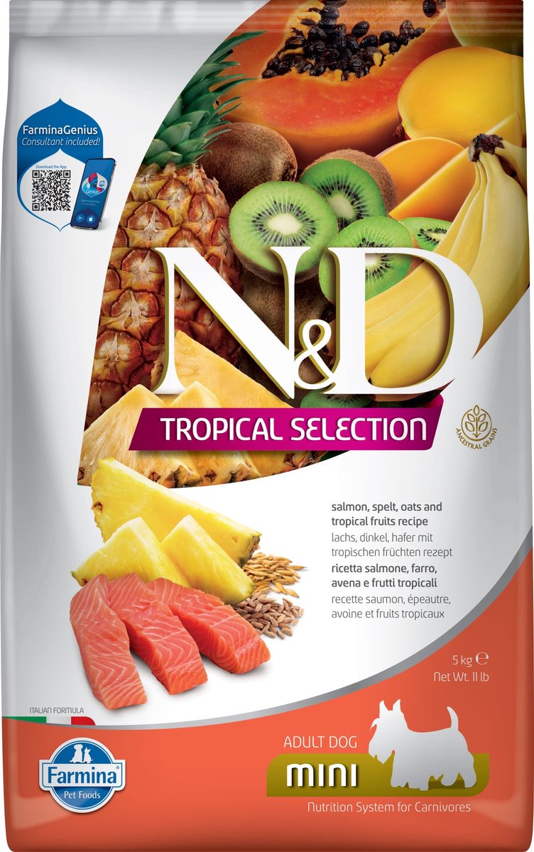 N&D N&D Tropical hondenvoeding Zalm small breed 5 kg