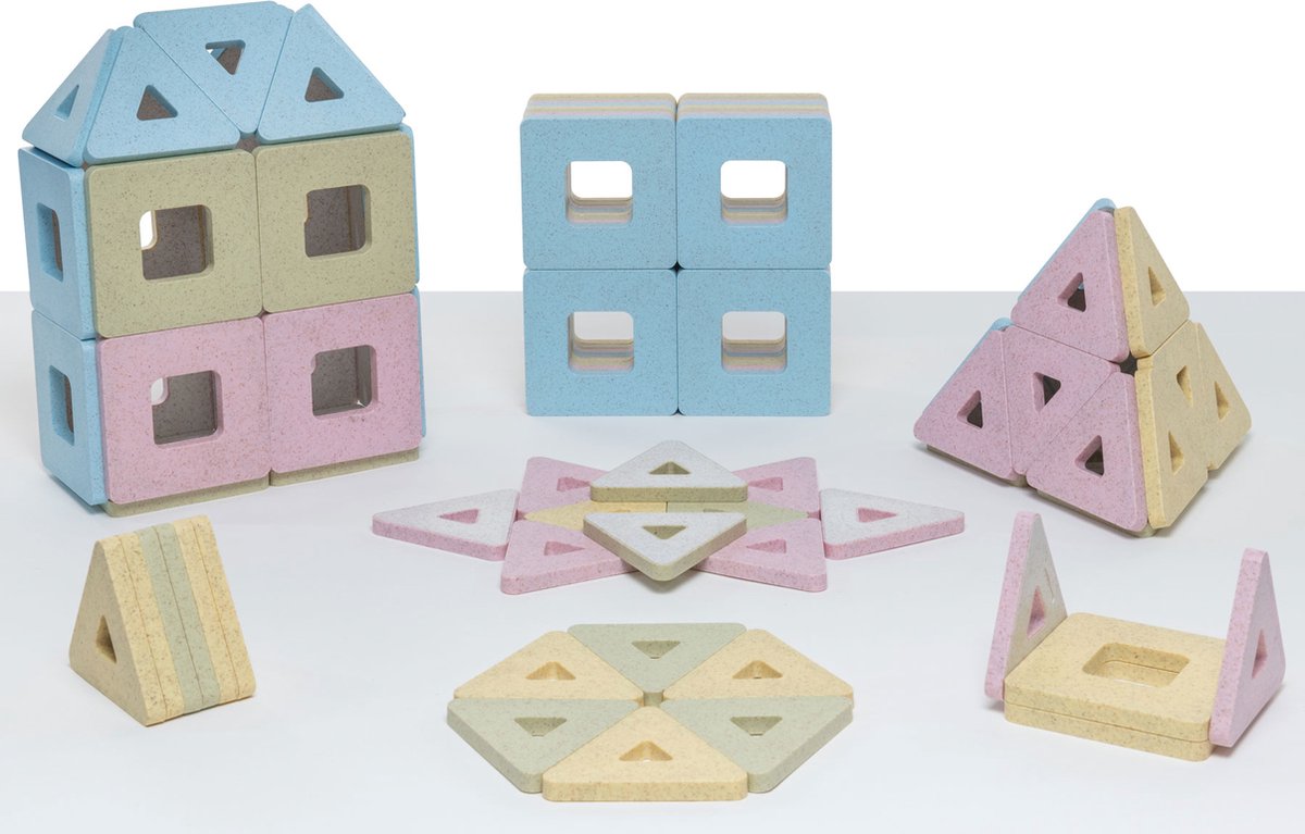 Polydron Kindermag magnetische set constructie speelgoed