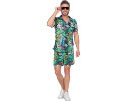 Festival Outfit Hawaii Tropical Heren - Maat L
