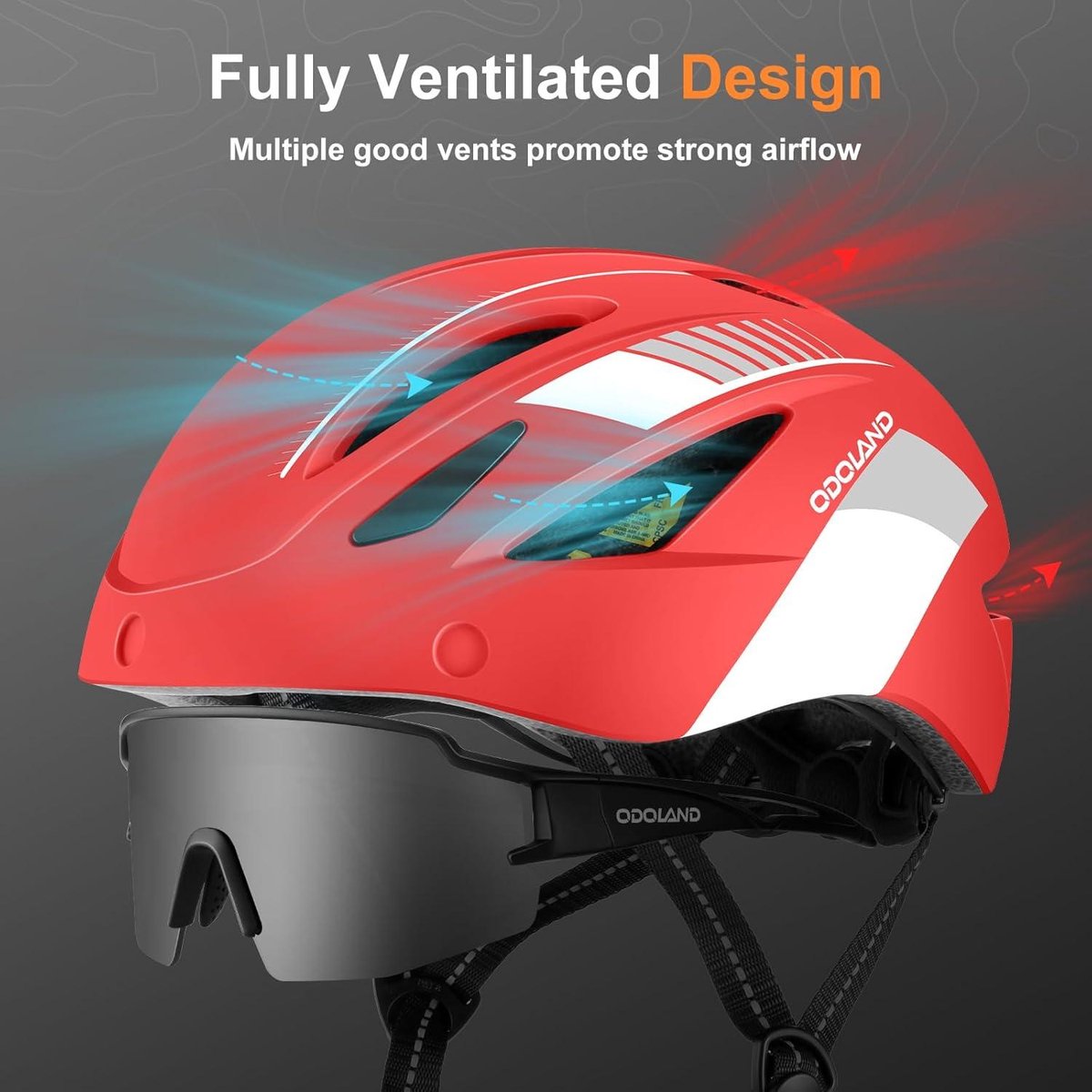 Afneembaar magnetisch vizier zonnebril MTB mountainbike helm heren dames volwassenen
