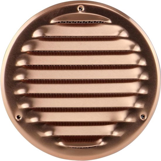Hon&Guan 75 mm Ventilatiekanaalafdekking, Ronde Ventilatiesleuven, ABS Ventilatierooster met Geïntegreerd Insectenbescherming voor Garage, Badkamer