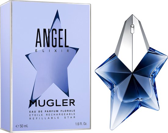 Mugler Angel Elixir Eau de Parfum - Bloemig & Houtachtig Parfum - Navulbaar Parfum - 100ml