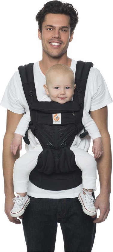 Ergobaby Embrace Soft Air Mesh Draagzak - Washed Black