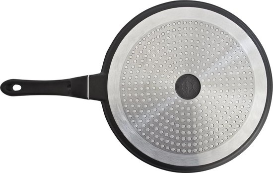 AMT 128 Pannenkoeken gegoten aluminium 28 cm, hoogte 1 cm