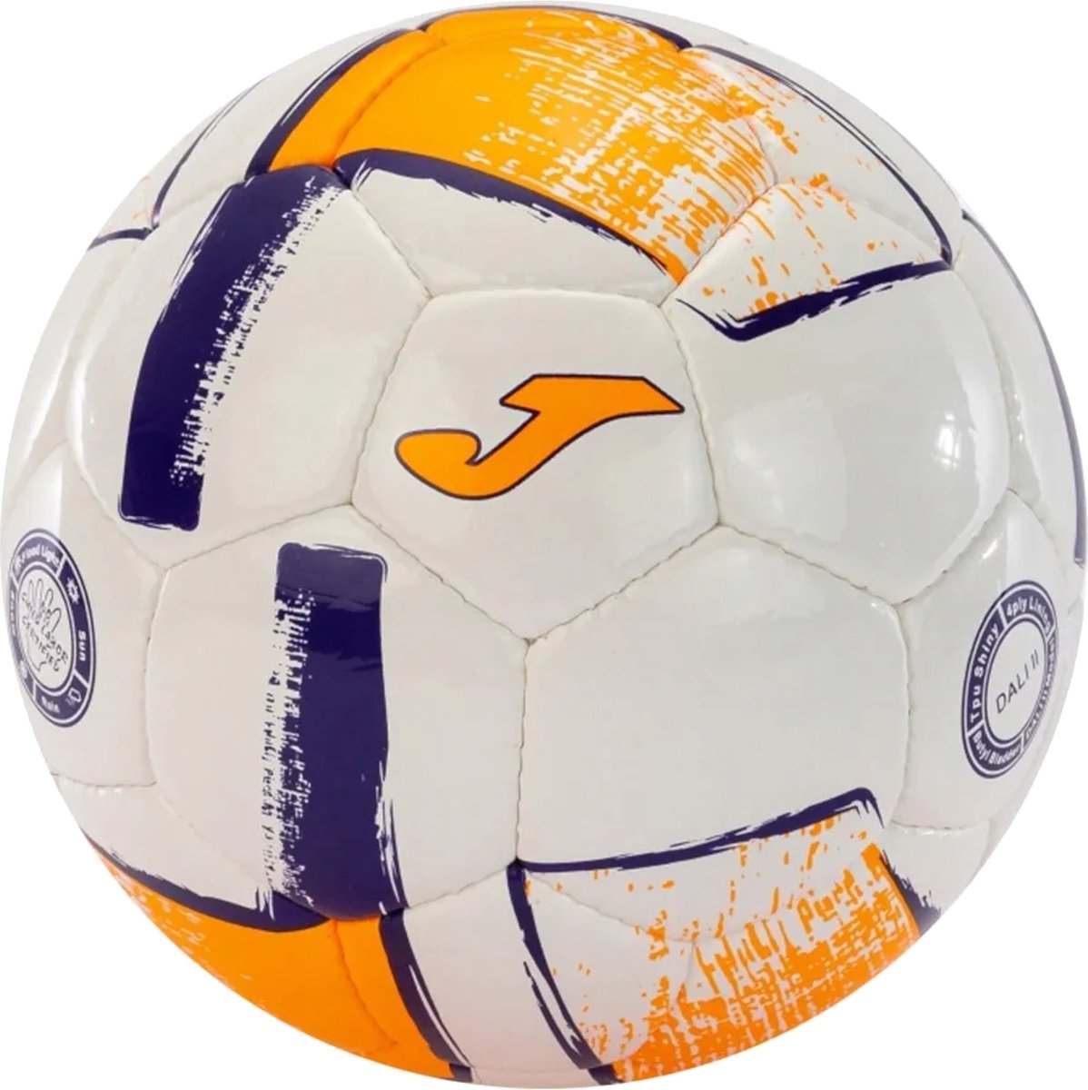 Ballon De Foot Joma Dali II Taille 4 – Cousu Main, TPU Doux Avec Mousse EVA, 32 Panneaux, Adapté à Tous Les Terrains