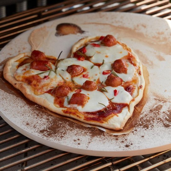 Al Dente Ceramic Pizza Baking Stone w/Rack 33cm Home Kitchen Cooking Utensil | BIG W