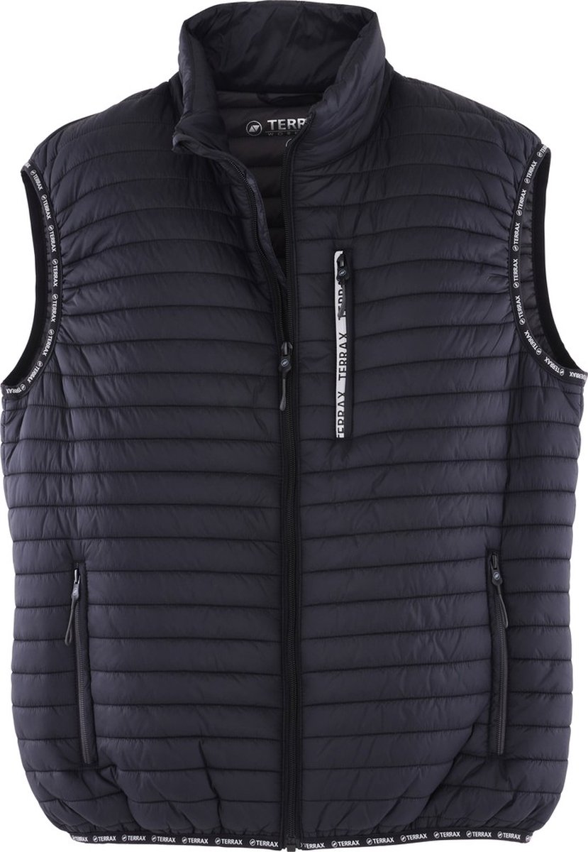Terrax Bodywarmer 30449-1064 zwart/antra - Zwart/Antraciet 1064 - 4XL