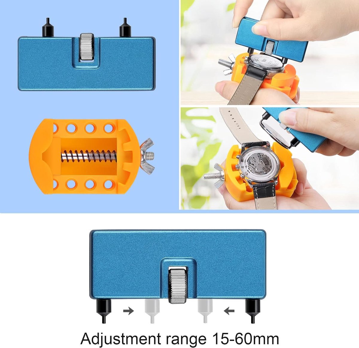 Horlogemaker reinigingsstokjes, horlogeaccessoires rubberen mat antislip horloge reparatietafelpad horlogemaker onderhoudsaccessoire grijs
