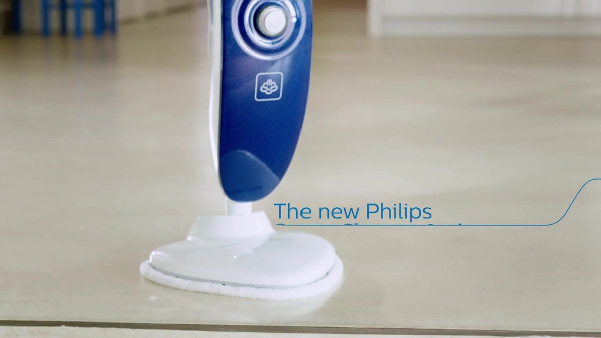 vhbw Reinigingspad compatibel met Philips SteamCleaner Active FC7025, FC7028 Hot Spray Steamer, Steam Mop - Microvezel Blauw