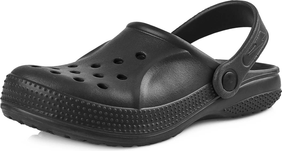 Ladeheid Clogs Kinderen - Tuinschoenen - Lichte - Kinderschoenen - Meisjes - Jongens – Zwart – 27 – LA-KL-055