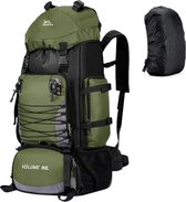 Bol.com WoYoW® - 90L - Rugzak - Backpacks - Militaire - Tactische - Rugzak - Groen - Outdoor - Survival - Wandelen - Trekking - ... aanbieding