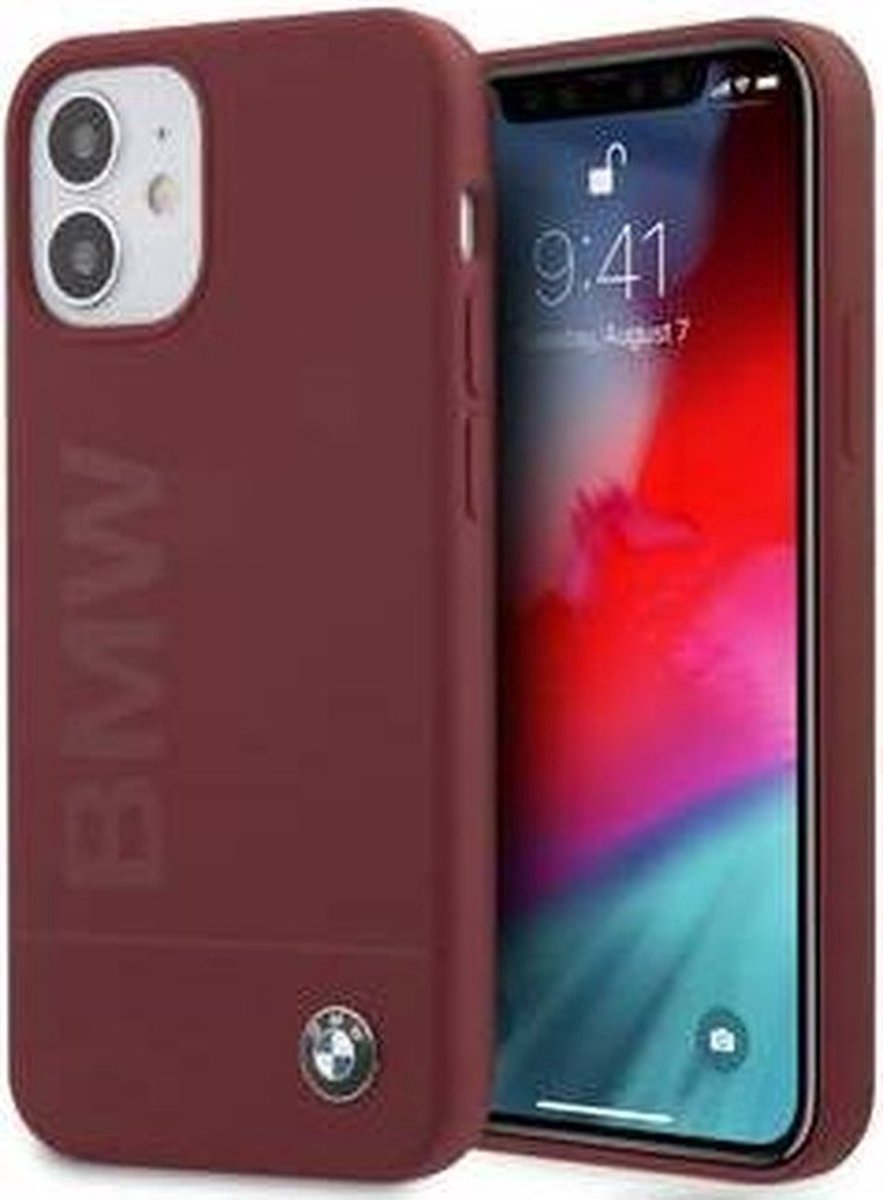 BMW Silicone Back Case - Geschikt voor Apple iPhone 12 Mini (5.4") - Rood
