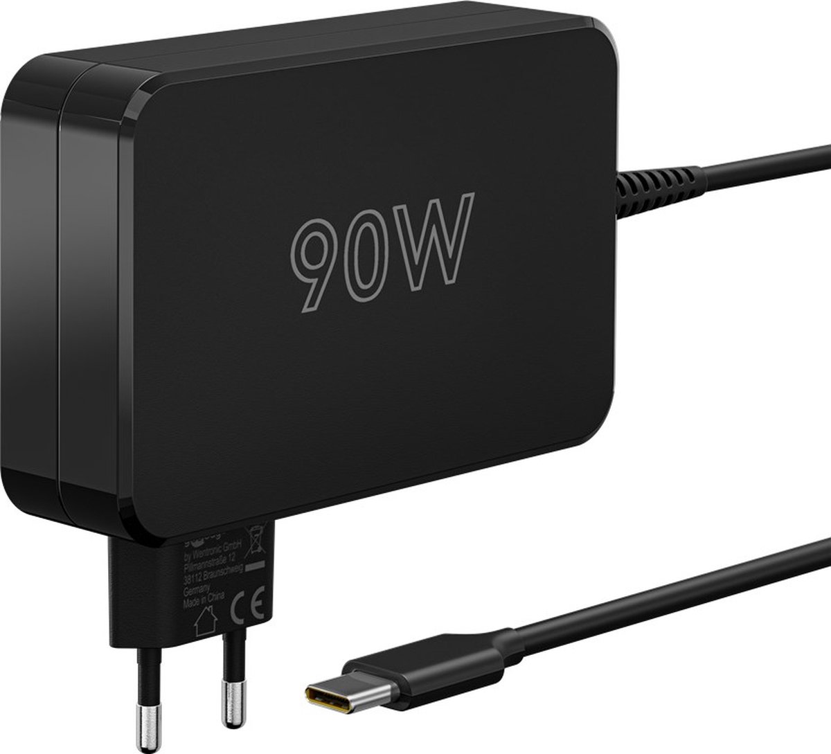 Goobay 65420 oplader voor mobiele apparatuur Laptop Zwart AC Snel opladen Binnen