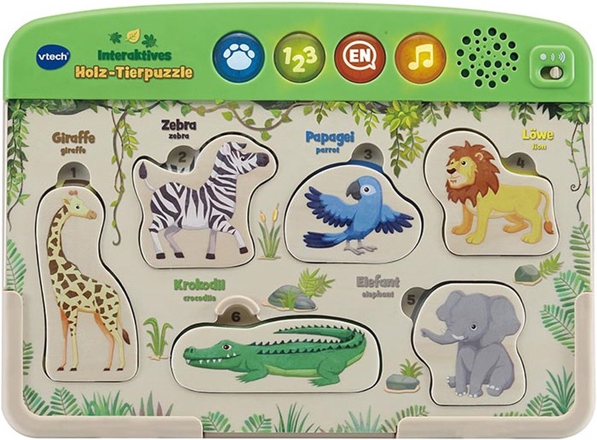 VTech Baby 613644, 1,5 jaar, Batterijen vereist, AAA, Kunststof, Hout, Meerkleurig