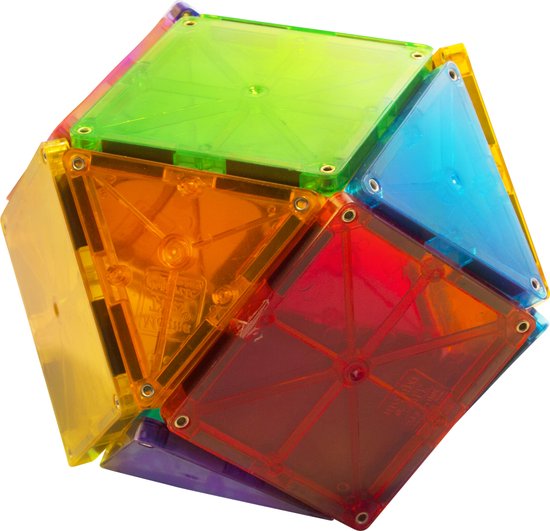 Magna-Tiles Clear Colors - Magnetische tegels voor ruimtelijk inzicht - 32 stuks