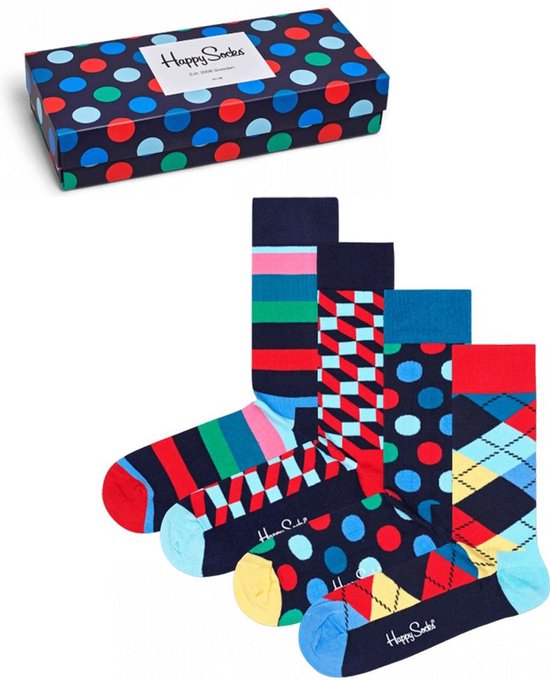 Happy Socks sokken - Big Dot Gift Box - Unisex - Maat: 36 - 40