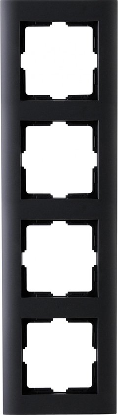 Kopp 402715069 Athenis afdekframe, 3-voudig, antraciet