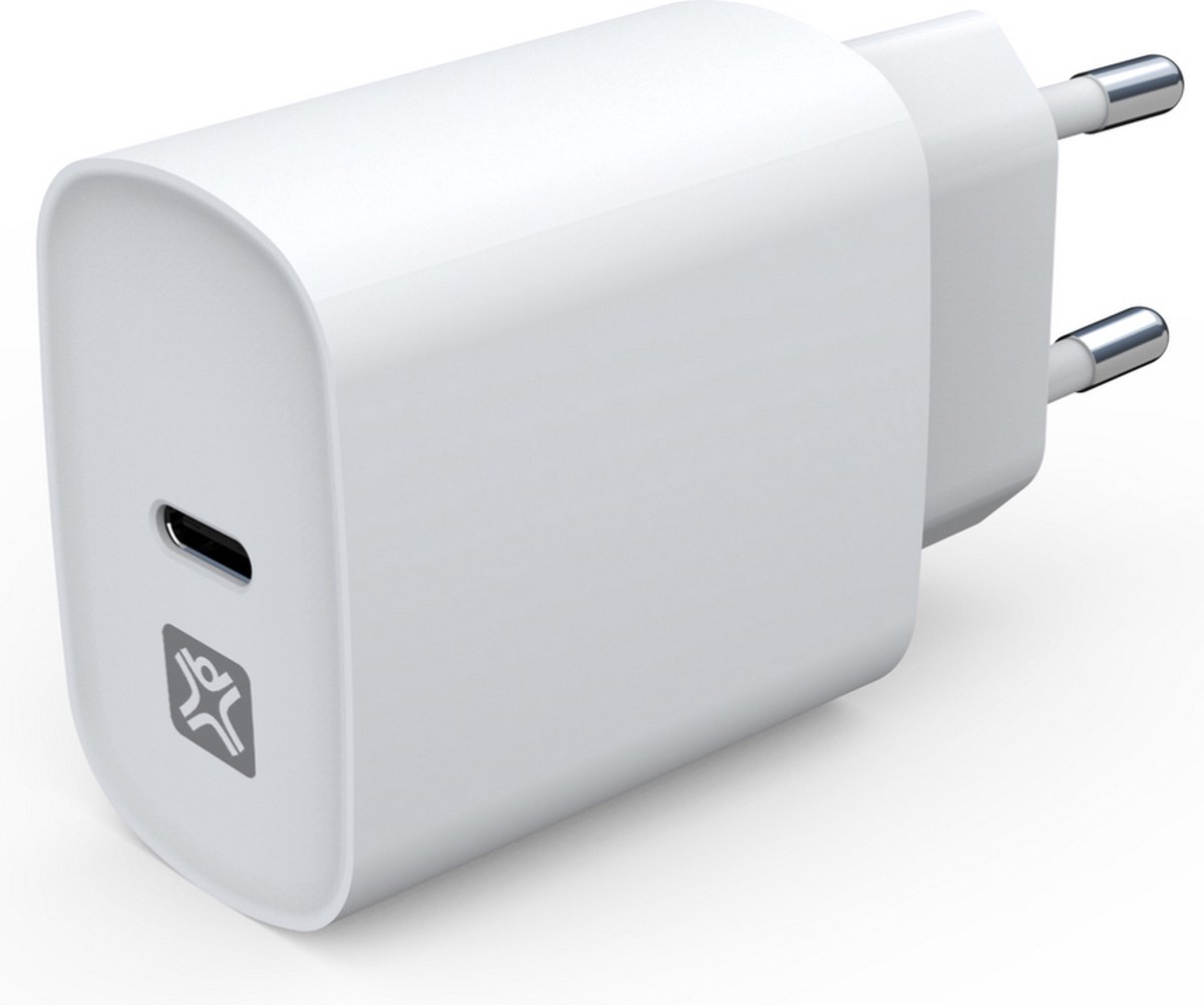 XtremeMac USB-C Lader - 100% Gerecycled Plastic - 20W - Wit