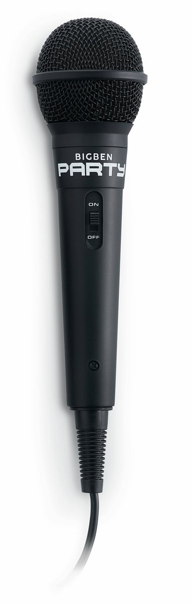 Bigben Party microfoon - Karaokemicrofoon - Zwart