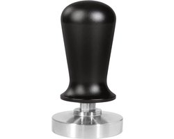 Gekalibreerde espresso stamper - 58mm - 30 lbs druk - Roestvrij staal - Koffie en espresso - Zwart