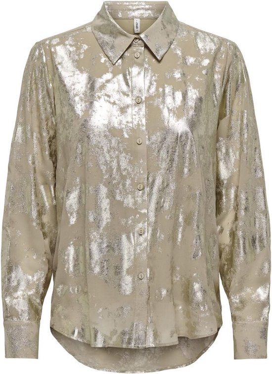 Only Onltyla L/s Loose Shirt Trench Coat GOUD M