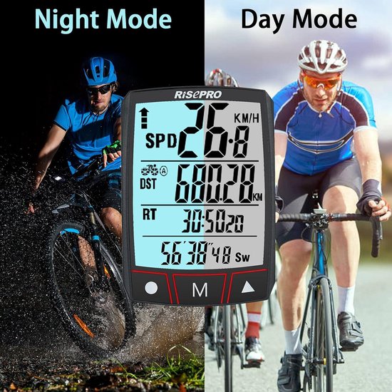 Fietscomputer Draadloze digitale fietssnelheidsmeter, kilometerteller met oplaadbare batterij kopen vanaf een prijs van 19