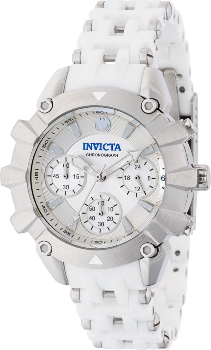 Invicta Sea Spider 42219 Dames Horloge - Waterdicht - Analoog - Quartz Uurwerk - Roestvrij Staal met zilveren Wijzerplaat - 38mm